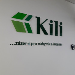 kili | Nesvětelná reklama - 3D plexisklo