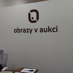 Interiér nápis | OBRAZY V AUKCI