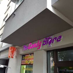 Světelný nápis | The Candy Store