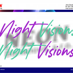 neon grafický návrh | Night Vision