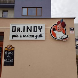 Dr. Indy | Světelné panely a totemy - Jednostranné světelné panely