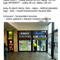 grafický návrh interiér | KNIHY APOKRYF