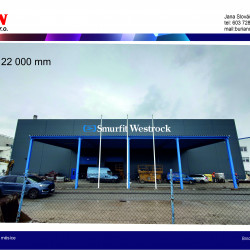 grafický návrh světelného nápisu | Smurfit Westrock