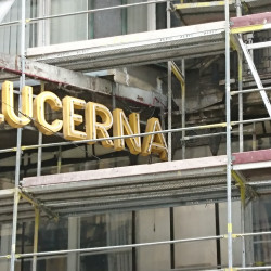 demontáž LUCERNA | Palác Lucerna
