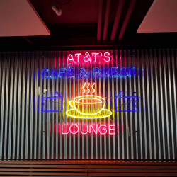 AT&TS Cafe & BREAK neon | Neonová reklama - Neon na plexiskle