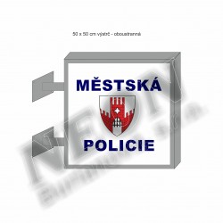 Mestska policie_Vyskov_vystrc | Velkoplošný tisk - grafické návrhy