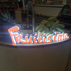 Fruitisimo - světelný nápis | Realizace