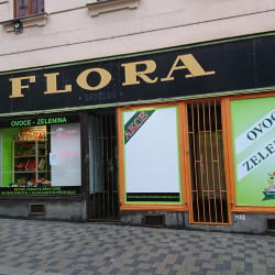 FLORA - polep výloh | Realizace