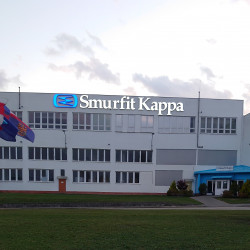 Smurfit Kappa noc - světelná reklama | Realizace