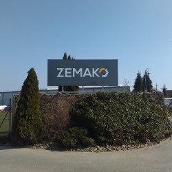 Zemako - reklamní panel | Realizace