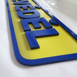 Auto (2) | Nápisy z tvrzeného PVC