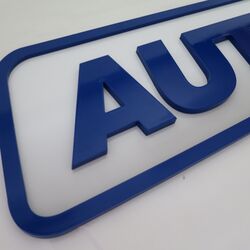 Auto (3) | Nápisy z tvrzeného PVC