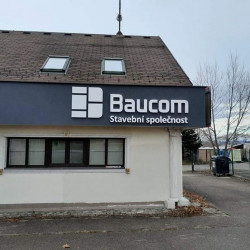 BAUCOM | Nesvětelná reklama  - Nápisy z extrudovaného polystyrenu