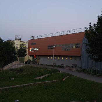 Reference: Světelný nápis STAREZ AQUAPARK KOHOUTOVICE 