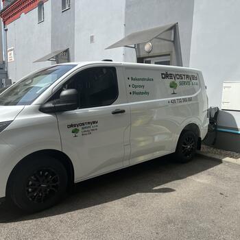 Polep auta Dřevostavby servis