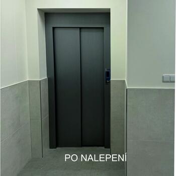 Reference: Polep výtahu 