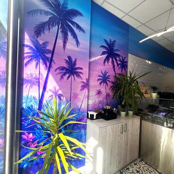 Polepy prodejny Sweed Fruit Brno